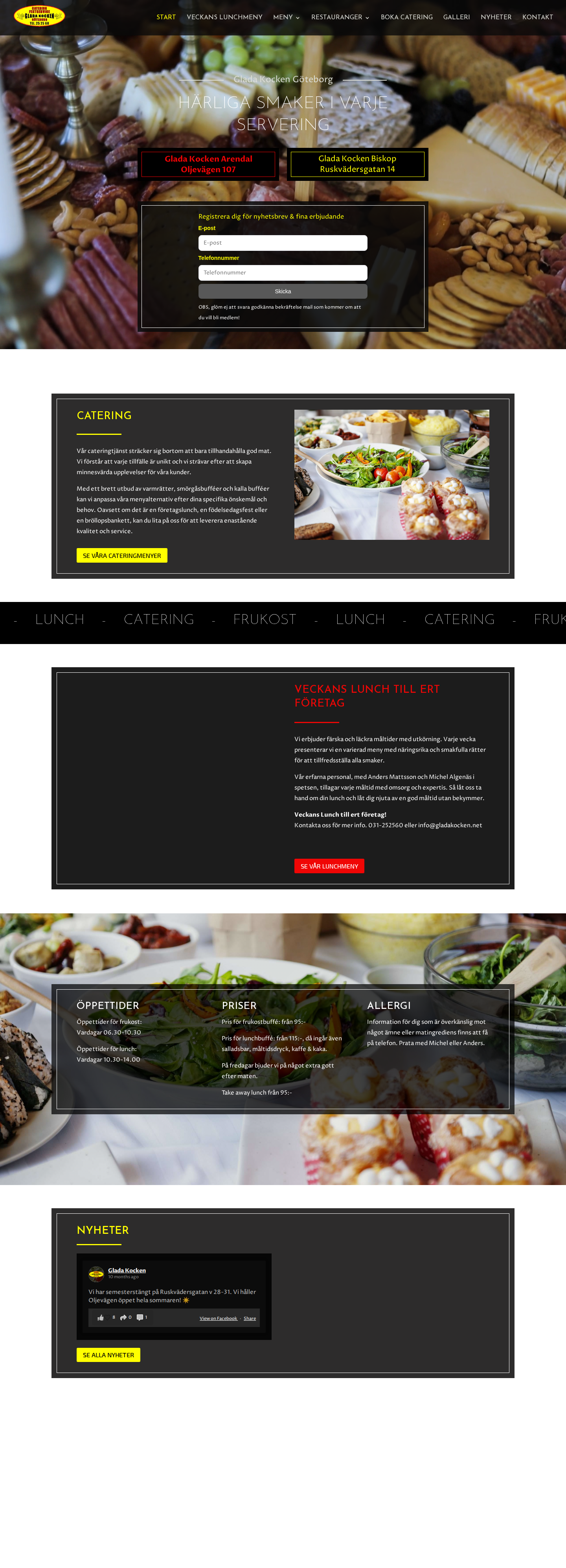 Catering från Glada Kocken